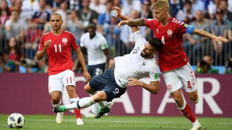مونديال روسيا...فرنسا تتعادل سلبيا مع الدانمارك وبيرو تحفظ ماء الوجه