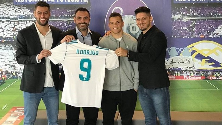 المهاجم البرازيلي رودريغو ينضم الى صفوف النادي الملكي