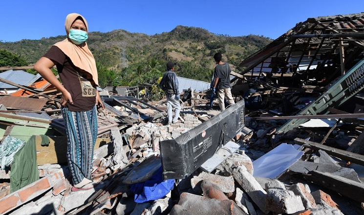 ارتفاع قتلى زلزال إندونيسيا