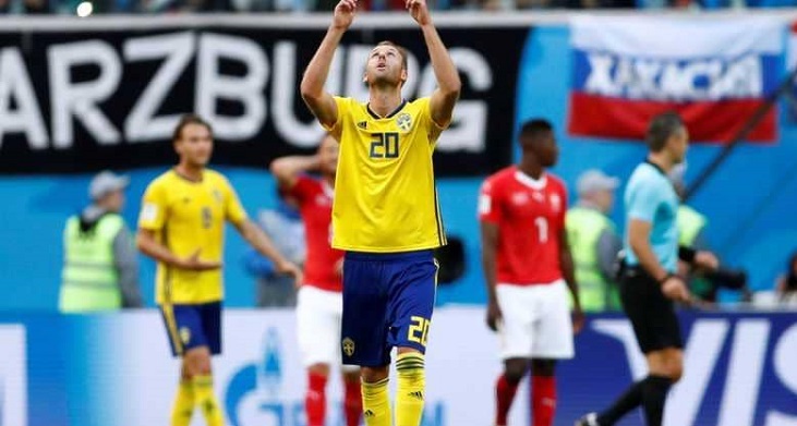 مونديال 2018.. السويد ​تطيح بسويسرا وتحجز مكانها مع الثمانية الكبار