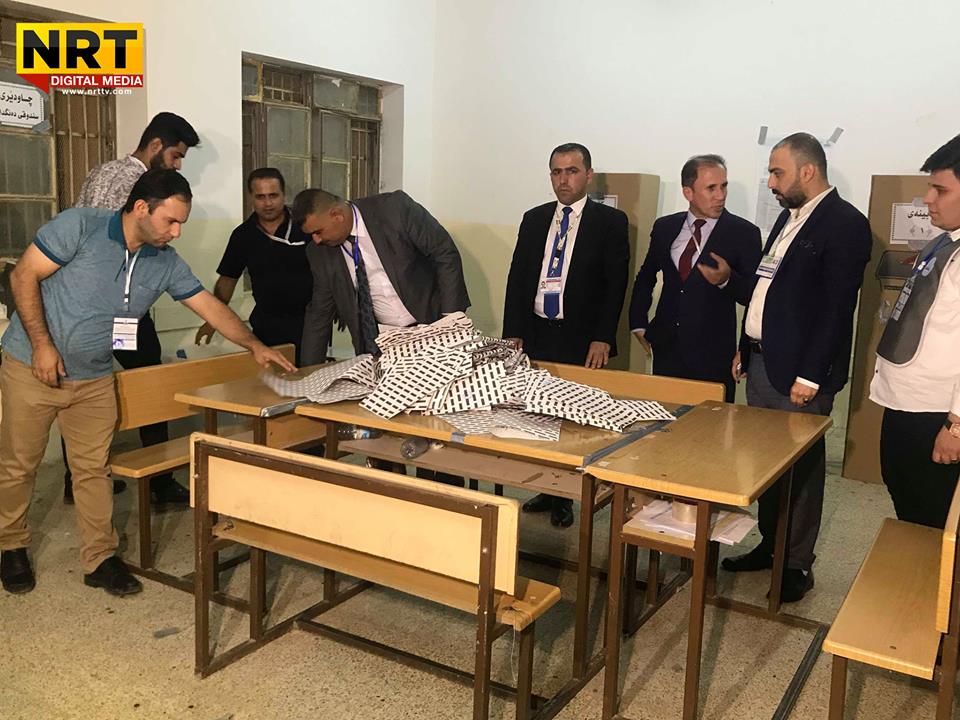 الكشف عن عدد المقاعد التي حصلت عليها الاحزاب الكردستانية في الانتخابات